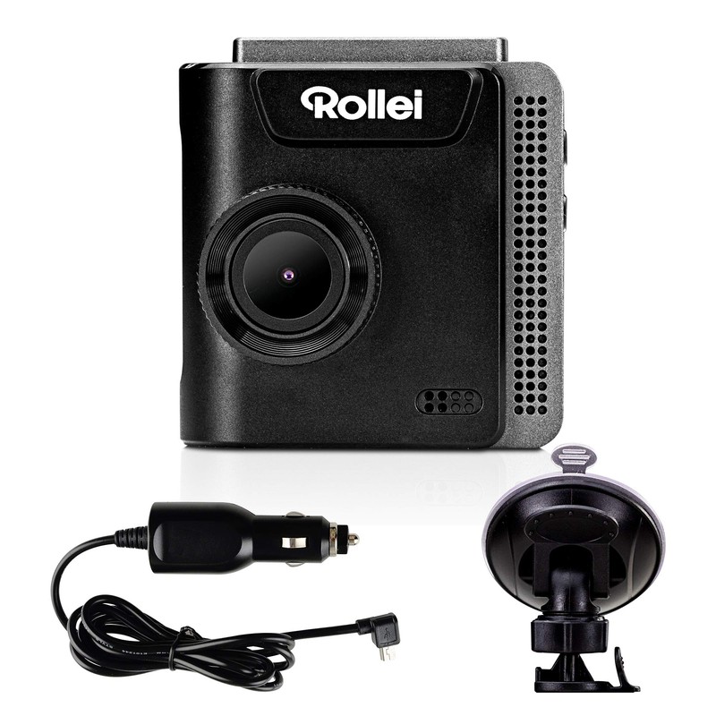Rollei 402 Dashcam with GPS and G-Sensor, Right-Compliant Car Camera,
