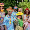 30Pcs Beach Party Photo Booth Props Kit Scary DIY Costumes