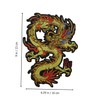 LIFKOME 2Pcs Unique Dragon Embroidery Patches Iron Appliques for Clothing