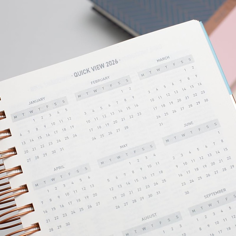 Matilda Myres 2025 Day to Page A5 Spiral Bound Diary