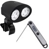 Gliburitaxion Grill Lights and Meat Thermometer, BBQ Light with10 LED