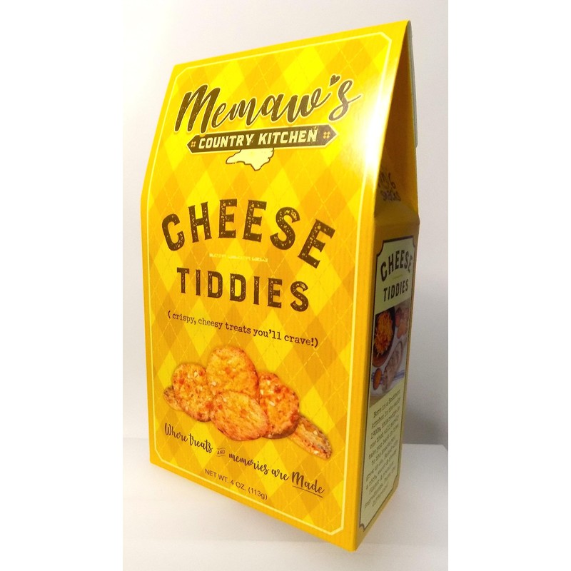 Memaw's Country Kitchen Cheese Tiddies Crispy Cheesy Treats 4oz Box