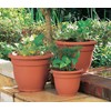 Fiskars 20-56106 6 Inch Ariana with Self-Watering Grid, Color Clay,
