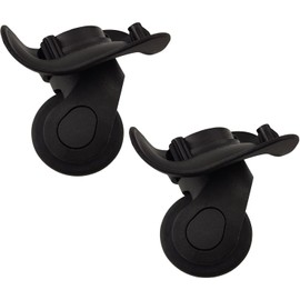 1 Pair Luggage Suitcase Wheel, A08 Trunk Luggage Wheel Spare Part (W041-2 Small) Plastic 360 Swivel Universal Wheel Replacement Luggage Wheel for suitcases/Draw Bar Box