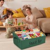 Xbopetda Snack Organizer for Countertop, Fabric Snack Bar Station with