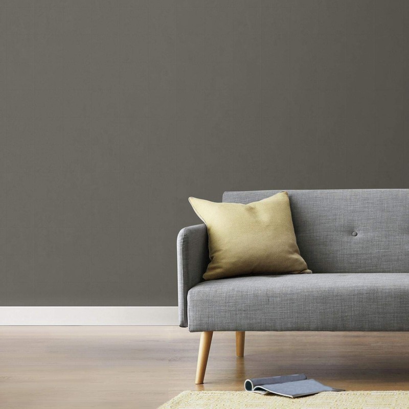 Monogram CW1688N Saddle Stitch High Performance Wallpaper, Black