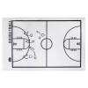 Crown Sporting Goods Basketball White Dry-Erase Roll-up Strategy Clipboard Sheet