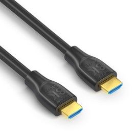 Sonero PHC110-015 8K Ultra High Speed HDMI Cable with Ethernet, Moulded Design Connector, Gold-Plated Connectors (8K UltraHD, 4K 3D with 50Hz/60Hz, 48Gbps Full Bandwith, Dynamic HDR), 1.5 m