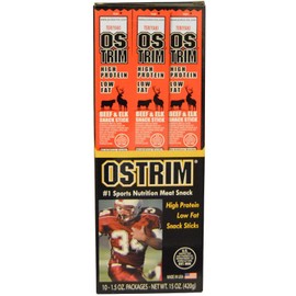Ostrim Ostrim High Protein Beef & Elk Snack Stick - Teriyaki (10 Sticks)