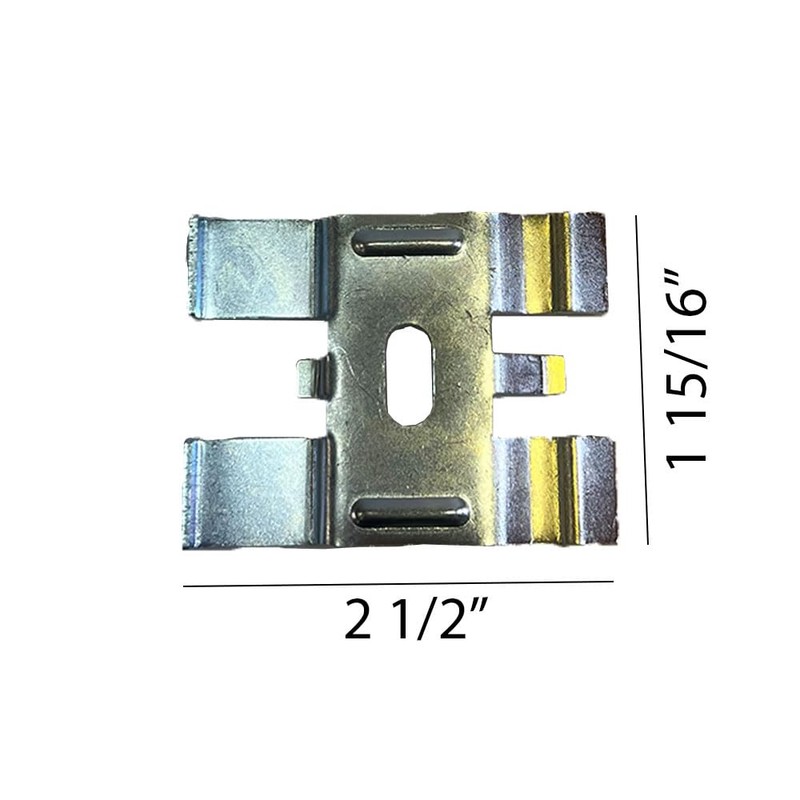 Quest Manufacturing Cable Tray Bottom Coupler, Zinc (CT0009-03)