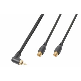 Power Dynamics PD Connex Signal Cable 1 x RCA Male to 2x RCA Female 0.3 m