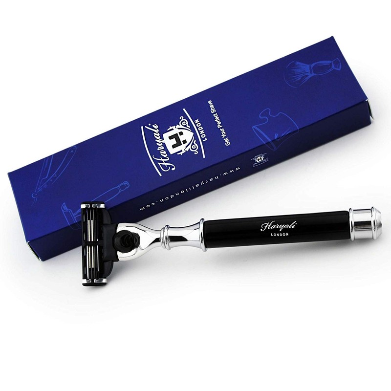 Premium Selection Triangular Razor in Black Men's Razor Classic for