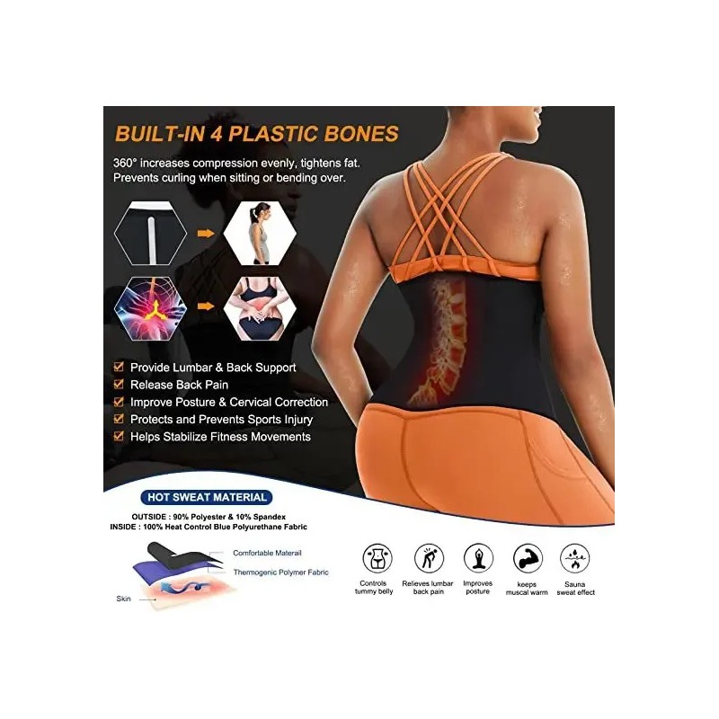 Fajas Sauna Termica Mujer Adelgazar Sudoración Ropa Interior