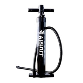 AISUNSS SUP Hand Pump with Pressure Gauge for All Kinds of Inflatable PaddleBoards, Inflatable Tent and Boats (Black)