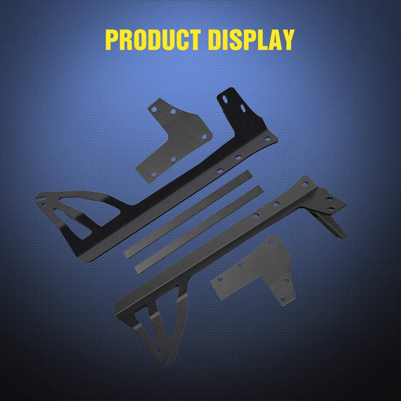 Nilight Windshield Frame Mounting Bracket for 52” LED Light Bar