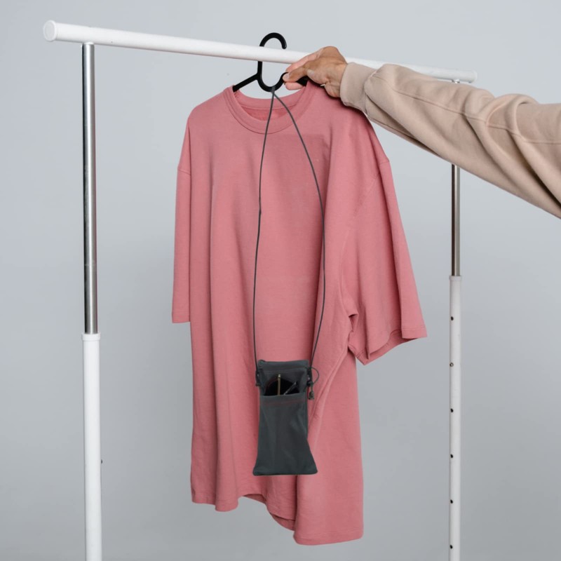 bqover Double Microfiber Suede Pouch, Soft Eyeglasses/Sunglasses Pouch with Removable