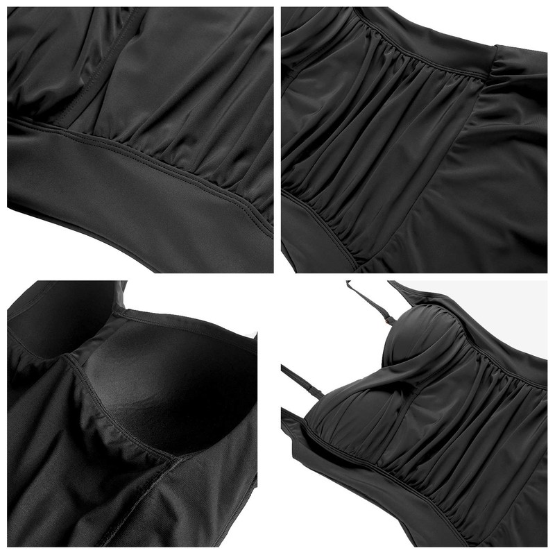 Joyaria Traje de baño de una pieza con volantes para