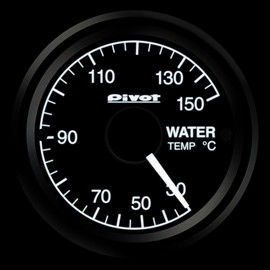 Pivot GT GAUGE-52 Water Thermometer White Lighting GSW-5