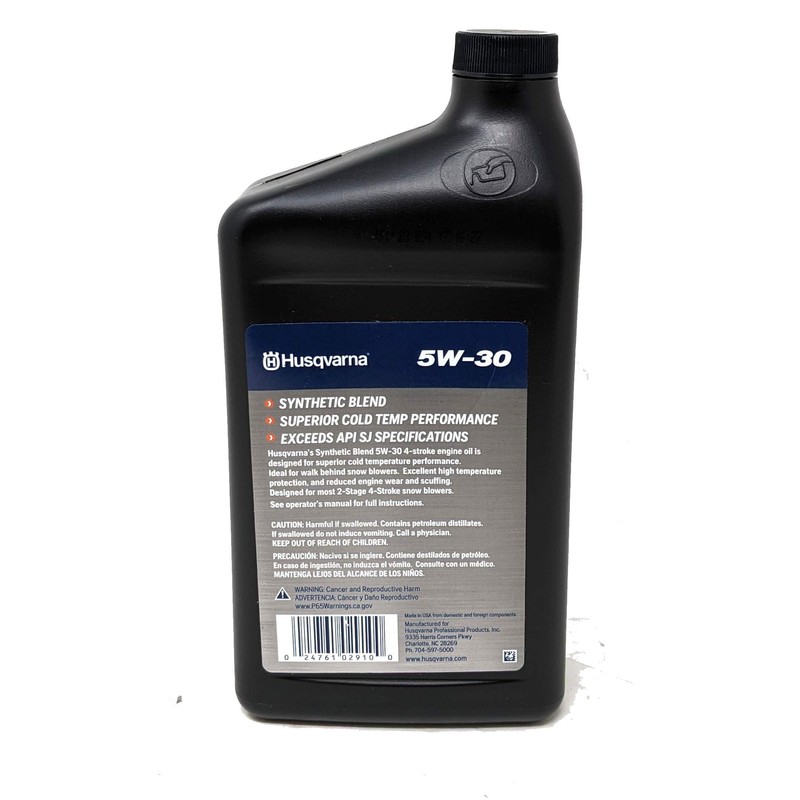 Husqvarna 32-oz 4-Cycle 5W-30 Synthetic Blend Engine Oil 593153504