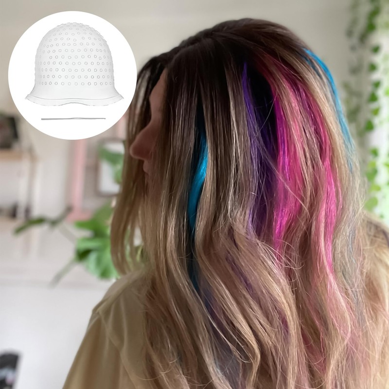 Highlight Cap for Strands Colour Highlighting Cap with Needle Balayage