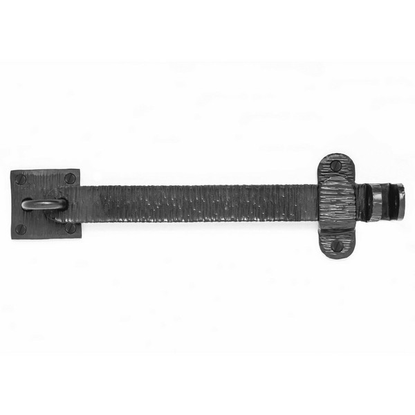 12" Heavy Flip Bar Latch Lock For Doors, Gates Iron Hand Forged in Mexico