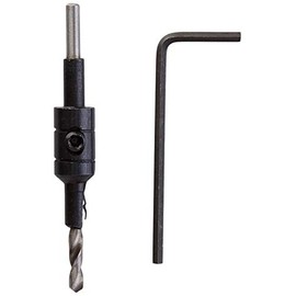 wolfcraft Pre-drill with countersink diameter 3.5 - 9.5 mm, 2500000 I drills and lowers in one operation