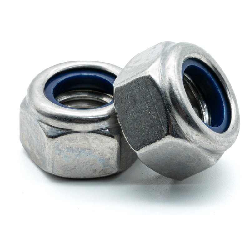Hippo Hardware M5 (5mm) Nyloc Nuts Insert Nylon Lock Nuts