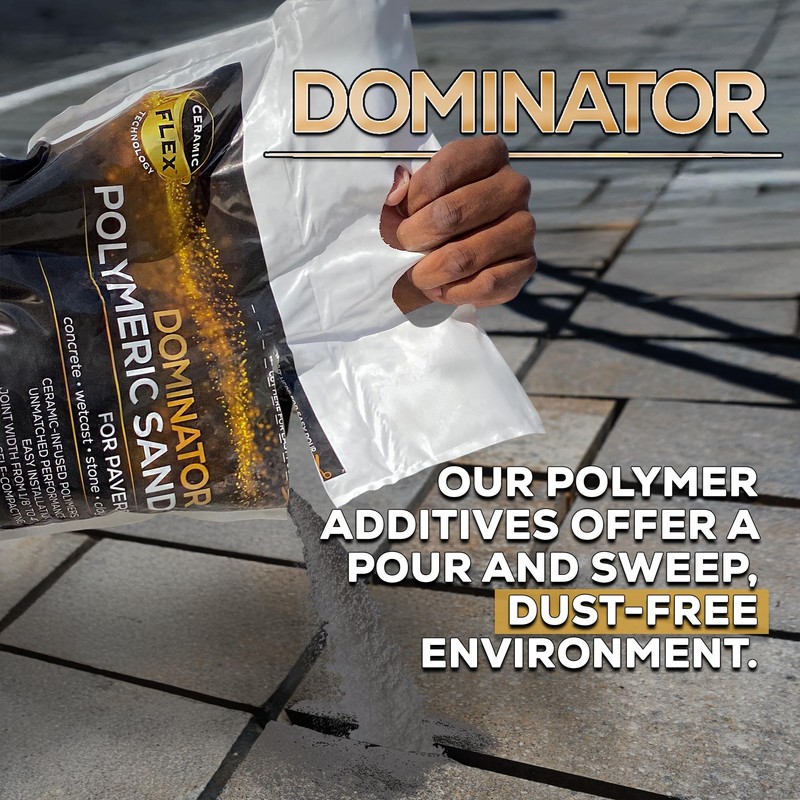 10 Pound Charcoal Gray DOMINATOR Polymeric Sand with Revolutionary Ceramic