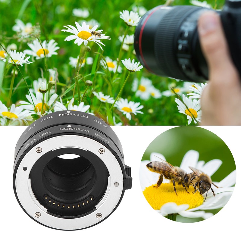 DG‑M43 10mm16mm Automatic Focusing Macro Adapter Ring Fit for Olympus