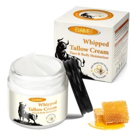 Crema Sebo Natural Miel Hidrata Profundamente Cuerpo Y Cara Todo Tipo De Piel Día/noche