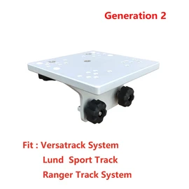 Brocraft Universal Aluminum Downrigger Bracket for 90 Degree Boat Track System/Lund Sport Track/Versatrack Track/Ranger Track(Generation 2)