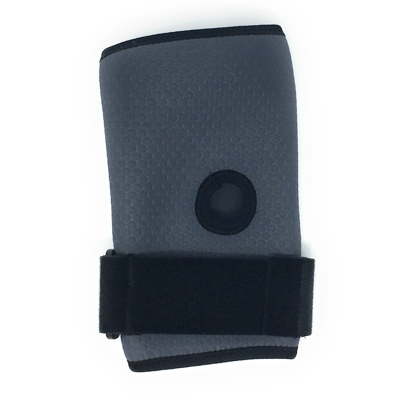 Champion Elbow Brace, Adjustable Compression Support Strap, Airmesh Fabric, Grey,