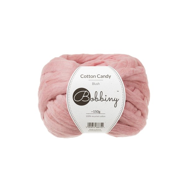 Bobbiny Cotton Candy Nude Oeko-Tex 100% Recycled Cotton Yarn (Blush)