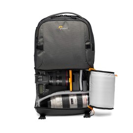 Lowepro Grey Fast 250 AW III Mirrorless DSLR Camera Backpack with QuickDoor Access, 13 Inch Laptop Compartment