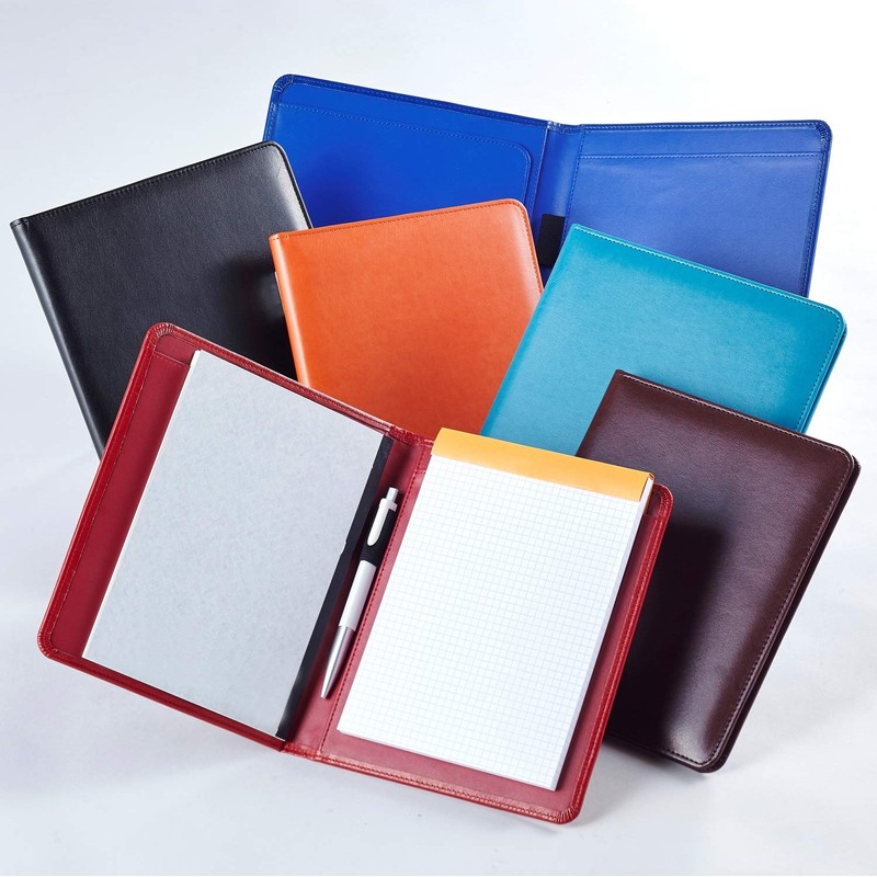 Gulfstream Report Pad & Note Folder PU Leather A5 Navy