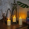 Zevanor 4" x 7" Large Flameless Pillar Waterproof LED Acrylic