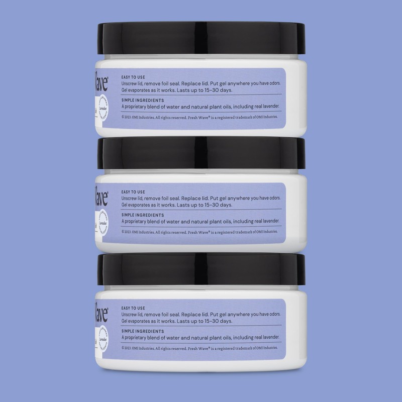 Fresh Wave Lavender Odor Removing Gel, 7 oz., Pack of