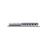 KING TONY 3013MR Socket Wrench, 3/8-inch, Set of 13