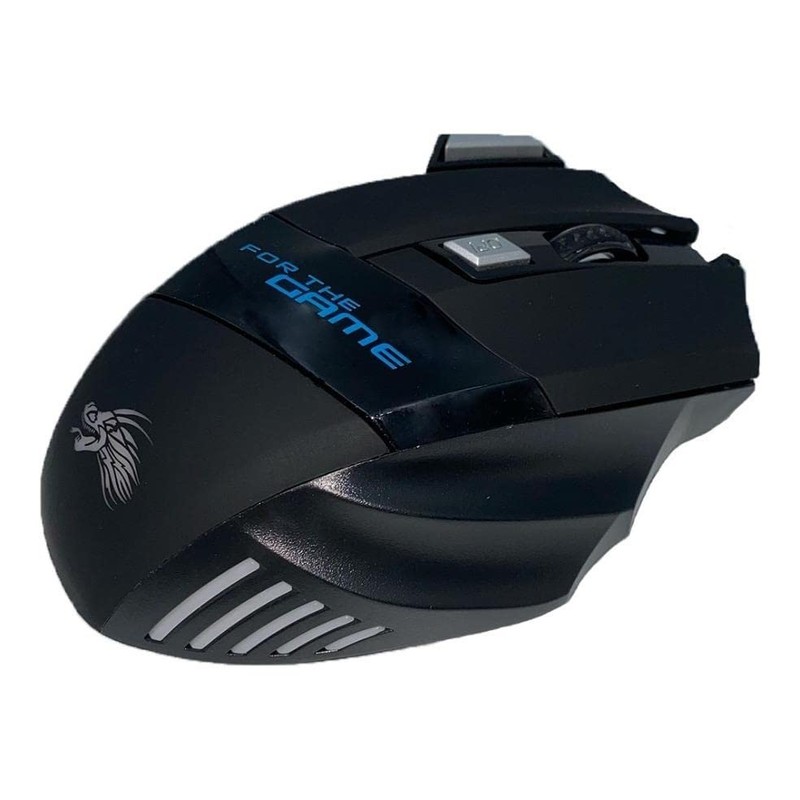 Ecoshopmaster Mouse Gamer Óptico USB Dragón con Luz Led RGB