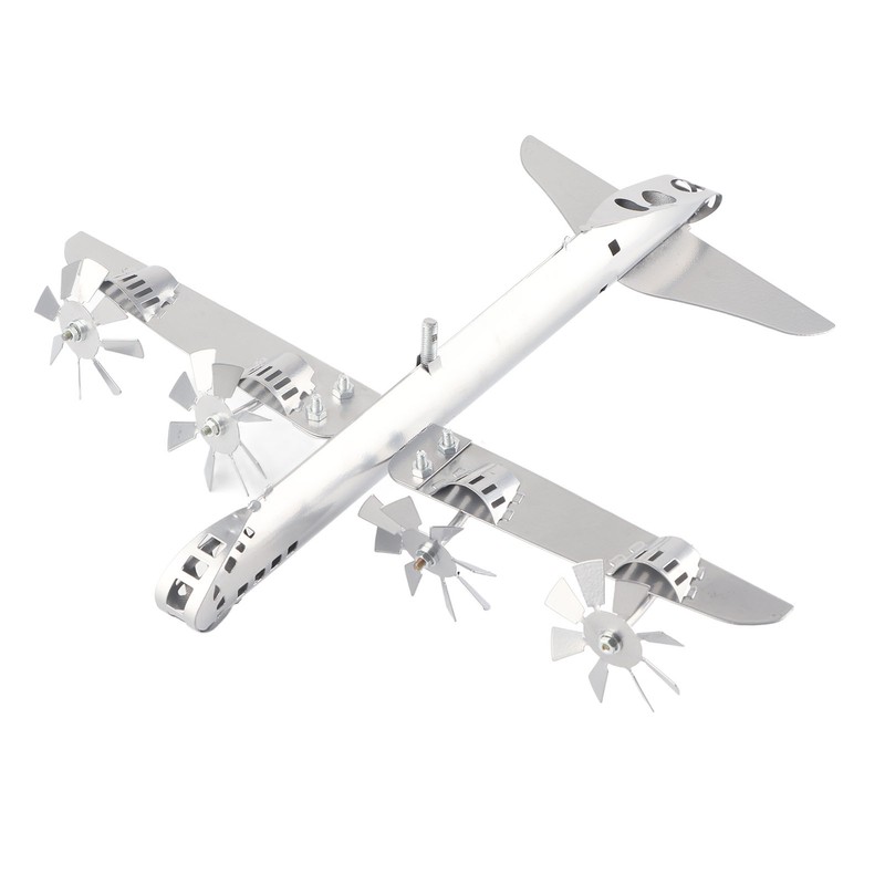Aircraft Wind Spinner Metal Windmill Airplane Wind Spinner Sculpture for