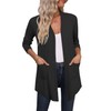 MLXSJ Womens Lightweight Long Sleeve Cardigan Casual Open Front Fall