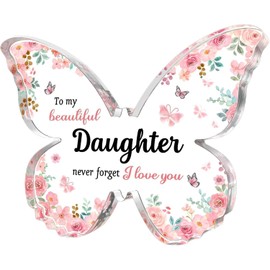 Gifts for Daughter, Butterfly-Shaped Decorations ，Birthday Gifts from Mum and Dad, Presents on Her Birthday Christmas, Best Gift Ideas (Daughter)