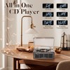 Gueray CD Player with Speakers HiFi Stereo Sound for Home,Bluetooth