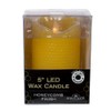 Kurt S. Adler 5-Inch Battery-Operated LED Honeycomb Candle with Flicker