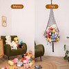 Ceiling Hanging Stuffed animal Net or Hammock Macrame Toy Hammock