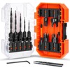 Countersink Drill Bit Set, 15PCS M2 Cobalt HSS Woodworking Tool