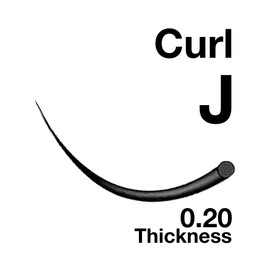 EMILYSTORES Lash Extensions 0.20mm Thickness J Curl 14mm Length Individual Volume Natural Looking Eyelashes For Eyelash Extensions(0.20,J,14mm)