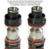 Armerah Top Hat 810 Drip Tip eCig Mouthpiece Short/Wide Carbon/Steel