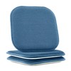Elegant Comfort 2 Pack Chair Cushion Covers - Skid-Proof Rubber