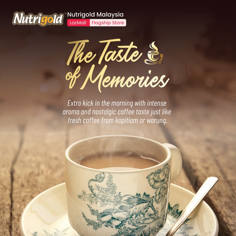 NUTRIGOLD Premix Instant Coffee Mix 3 in 1 - Mild